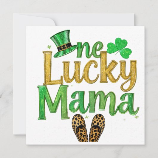 Saint Patrick lucky Mama (Front)