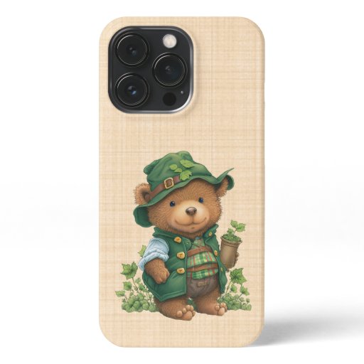 Saint-Patrick - Lucky Ourson iPhone 13 Pro Case