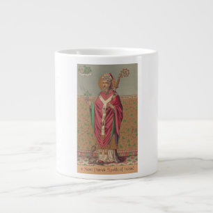 Saint Patrick of Ireland Sacred Celtic Art Giant Coffee Mug