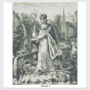 Saint Patrick patron of Ireland Sticker
