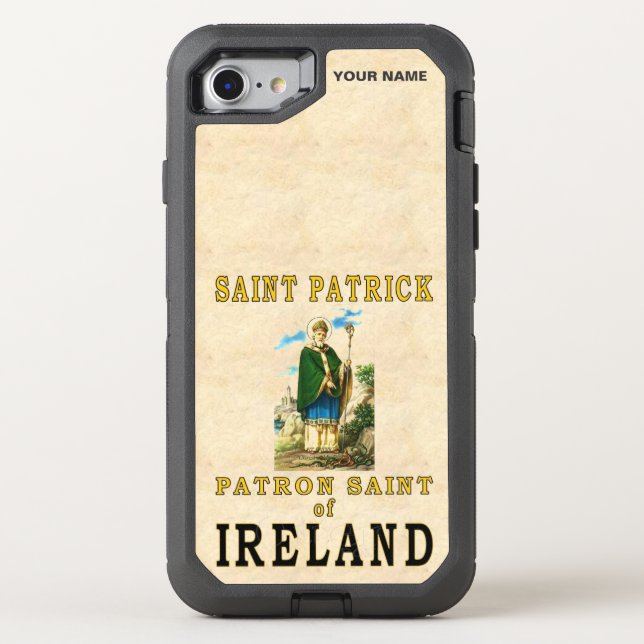 SAINT PATRICK  (Patron Saint of Ireland) Otterbox iPhone Case (Back)