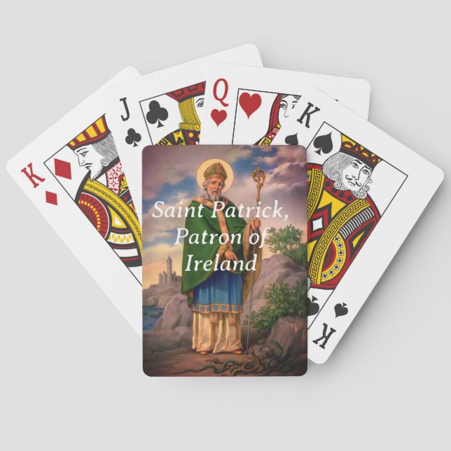 Saint Patrick Poker Cards (Back)