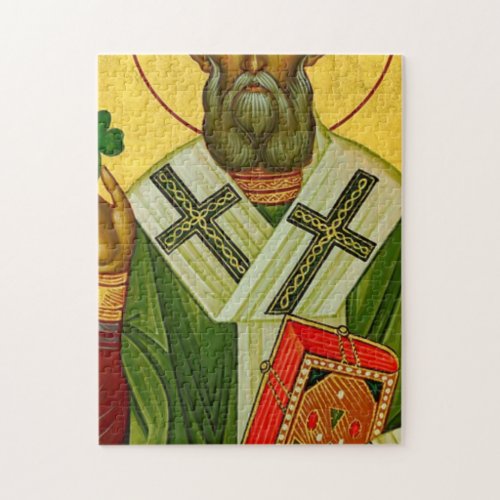 Saint Patrick Portrait Jigsaw Puzzle