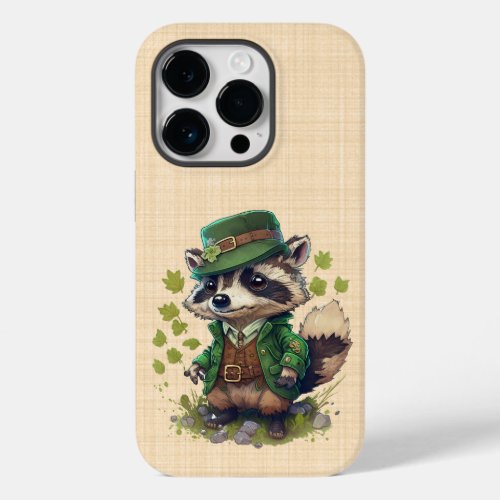 Saint Patrick _ Raton washers dressed in green Case_Mate iPhone 14 Pro Case