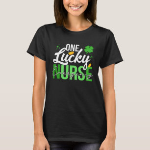 Saint Patrick s Day Emergency Nurse One Lucky Nurs T-Shirt