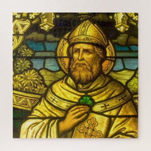 Saint Patrick, Shamrock Jigsaw Puzzle