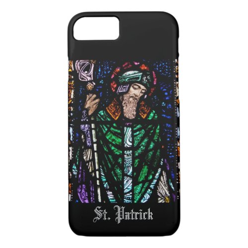Saint Patrick Stained Glass iPhone 87 Case