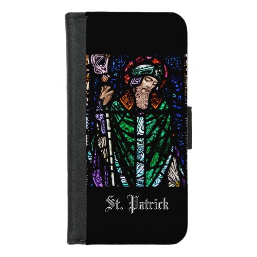 Saint Patrick Stained Glass iPhone 87 Wallet Case