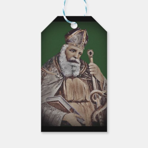Saint Patrick with  Staff Gift Tags