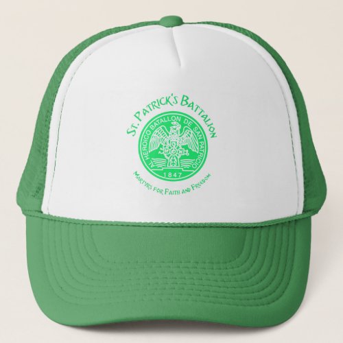 Saint Patricks Battalion San Patricios Catholic Trucker Hat