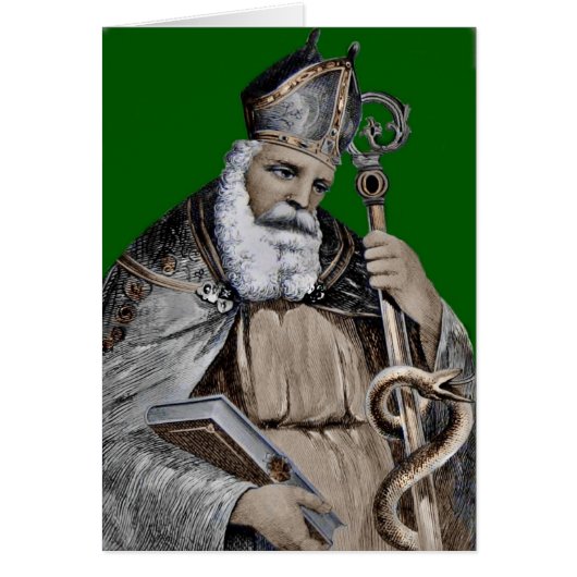 Saint Patrick's Bible and Staff Cards (Front)
