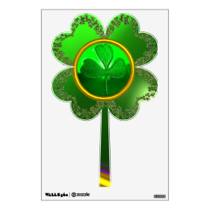 SAINT PATRICK'S CELTIC HEART Clover Wall Sticker
