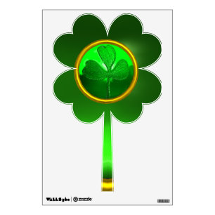 SAINT PATRICK'S CELTIC HEART Clover Wall Sticker