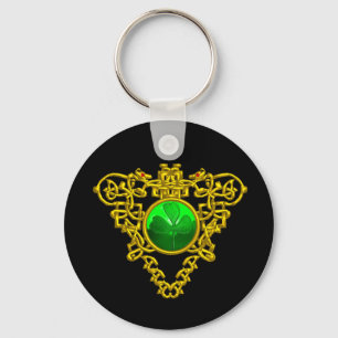 SAINT PATRICK'S CELTIC HEART KEYCHAIN