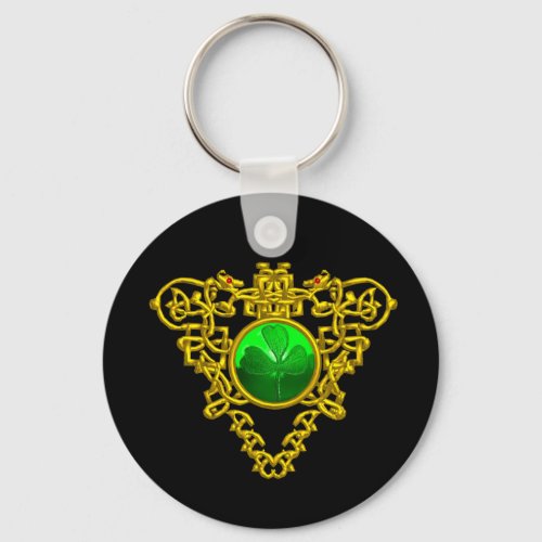 SAINT PATRICKS CELTIC HEART KEYCHAIN