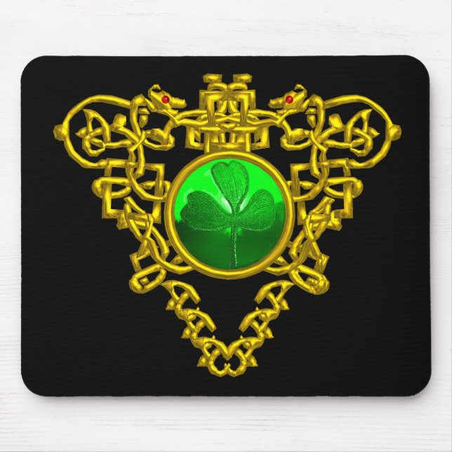 SAINT PATRICK'S CELTIC HEART MOUSE PAD (Front)
