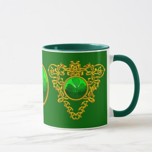 SAINT PATRICKS CELTIC HEART MUG