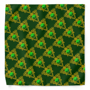 SAINT PATRICK'S CELTIC HEART,SHAMROCK BANDANA