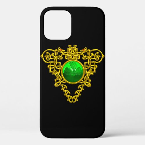 SAINT PATRICKS CELTIC HEARTSHAMROCK iPhone 12 CASE