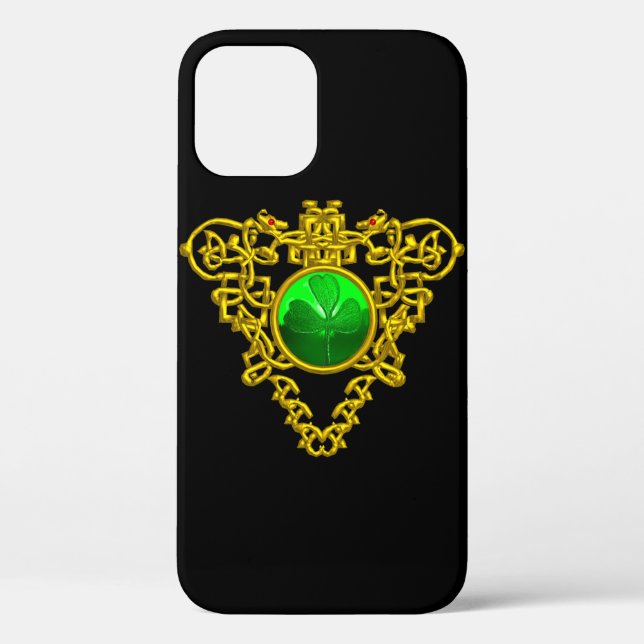 SAINT PATRICK'S CELTIC HEART,SHAMROCK Case-Mate iPhone CASE (Back)