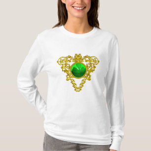 SAINT PATRICK'S CELTIC HEART WITH GREEN SHAMROCK T-Shirt