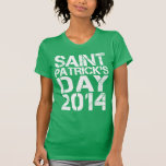 Saint Patrick's Day 2014 Green Chalkboard T-shirts