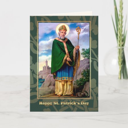 Saint Patrick's Day Blessings Religious Card