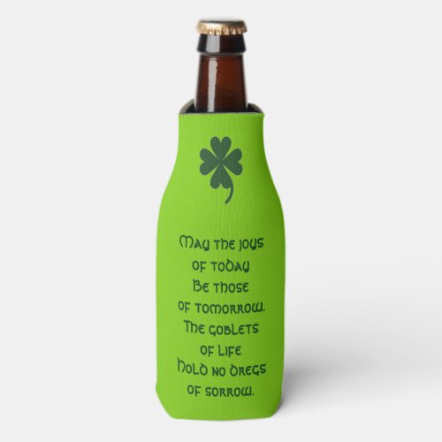 Saint Patricks Day Bottle Cooler by Janz
