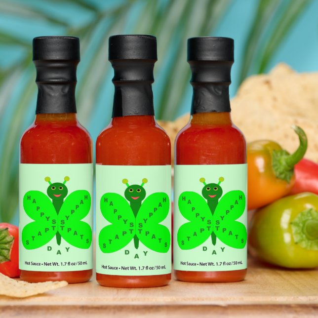 Saint Patricks Day Butterfly Hot Sauces (Multi)