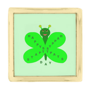 Saint Patrick's Day Butterfly Lapel Pin