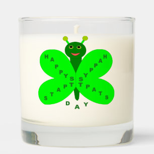 Saint Patricks Day Butterfly Scented Candle