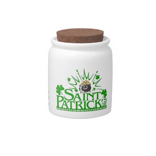 Saint Patricks Day Candy Jar
