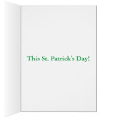Saint Patrick's Day Cards (Inside (Right))