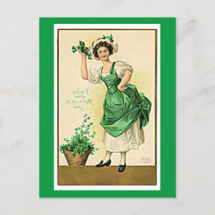 Saint Patrick's Day celebration Holiday Postcard