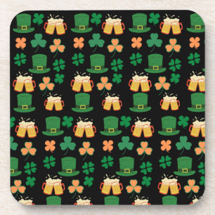 Saint patrick's day celtic,irish funny beer charms beverage coaster