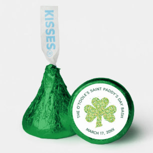 SAINT PATRICK'S DAY Chocolate Kiss Custom Favors