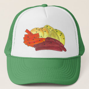 Saint Patrick's Day Corned Beef Cabbage Carrots Trucker Hat