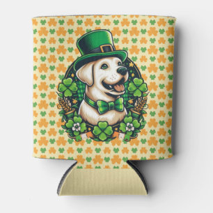 Saint Patrick's Day Cute Dog Can Cooler