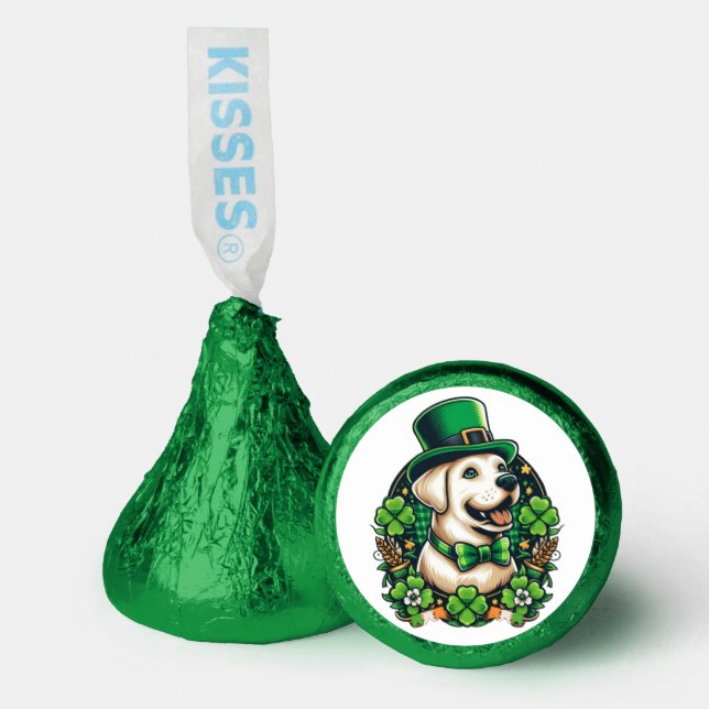 Saint Patrick's Day Cute Dog Hershey®'s Kisses® (Front)