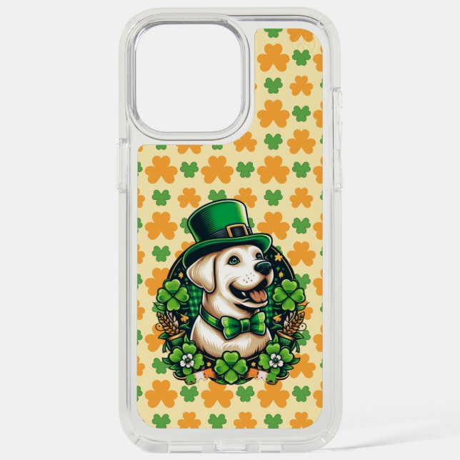 Saint Patrick's Day Cute Dog Speck iPhone Case (Front)