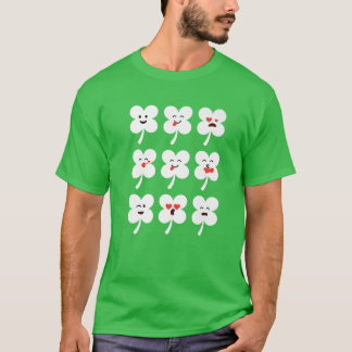 Saint Patrick's Day Cute Graphic Clover Kids T-Shirt