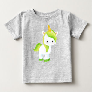 Saint Patrick's Day, Cute Unicorn, Magic Unicorn Baby T-Shirt
