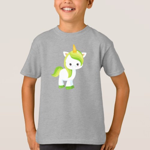 Saint Patricks Day Cute Unicorn Magic Unicorn T_Shirt