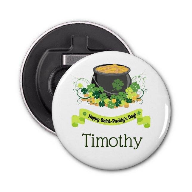 Saint Patrick's Day fun Bottle Opener (Front)