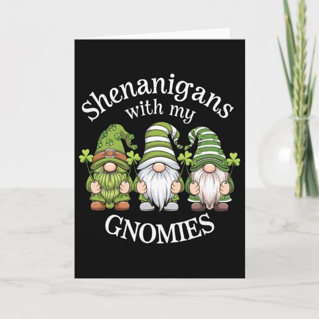 Saint Patrick's Day Funny Irish Shirts Ireland St  Card (Front)