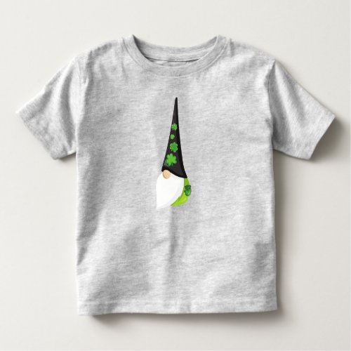 Saint Patricks Day Gnome Cute Gnome Clovers Toddler T_shirt