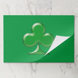 Saint Patrick's Day Green Irish Shamrock placemats