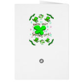 Saint Patrick's Day Greeting Card (Back)