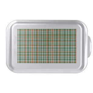  Saint Patrick's day Ireland Flag colored gingham  Cake Pan