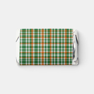 Saint Patrick's day Ireland Flag colored gingham Hershey's Miniatures